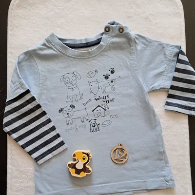 Tee-shirt manche longue taille 12mois 74cm 